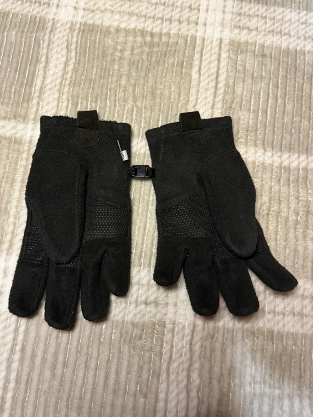 The North Face Black Fleece-Lined Gloves